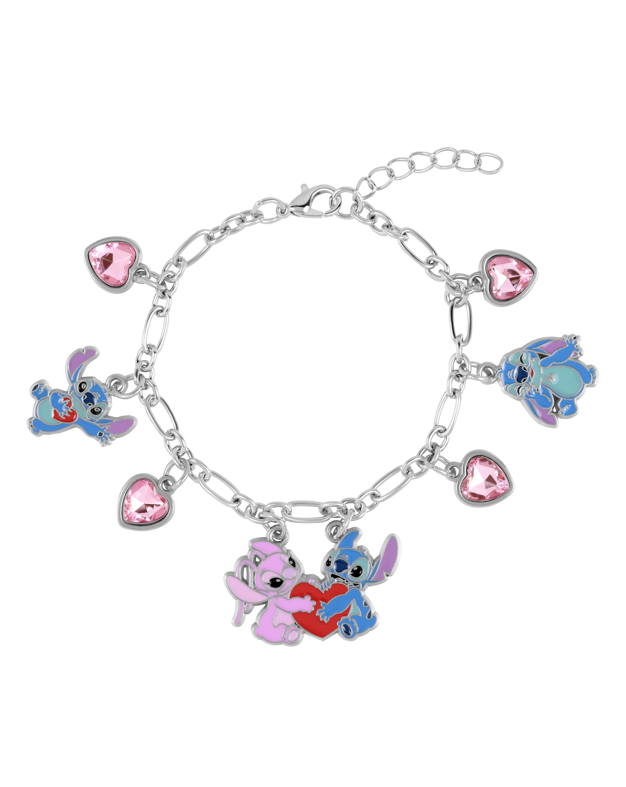 Stitch & Angel Charm Bracelet
