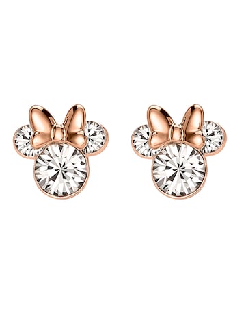 Minnie Mouse Silver Earrings
