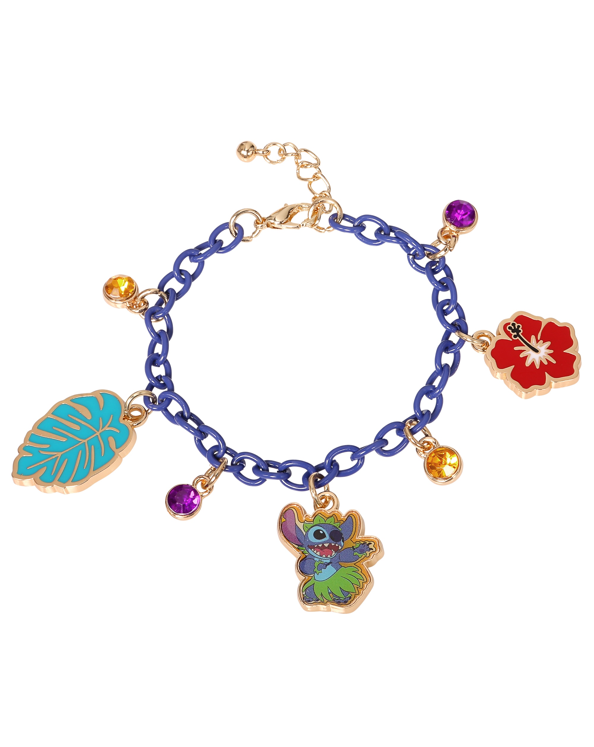 Stitch Enamel Charm Bracelet