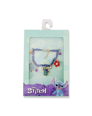 Stitch Enamel Charm Bracelet