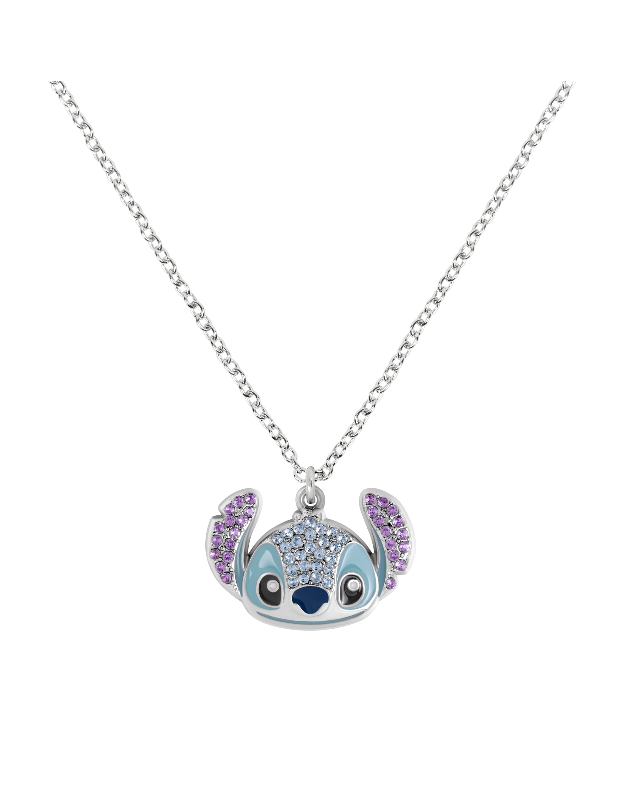 Stitch Silver Plated Necklace
