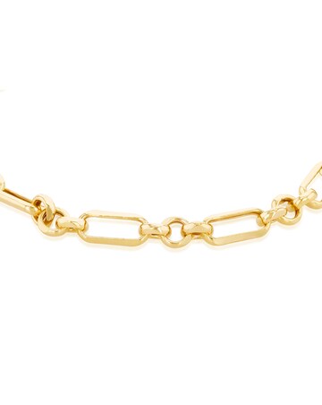 9ct Yellow Gold Figaro Belcher Bracelet