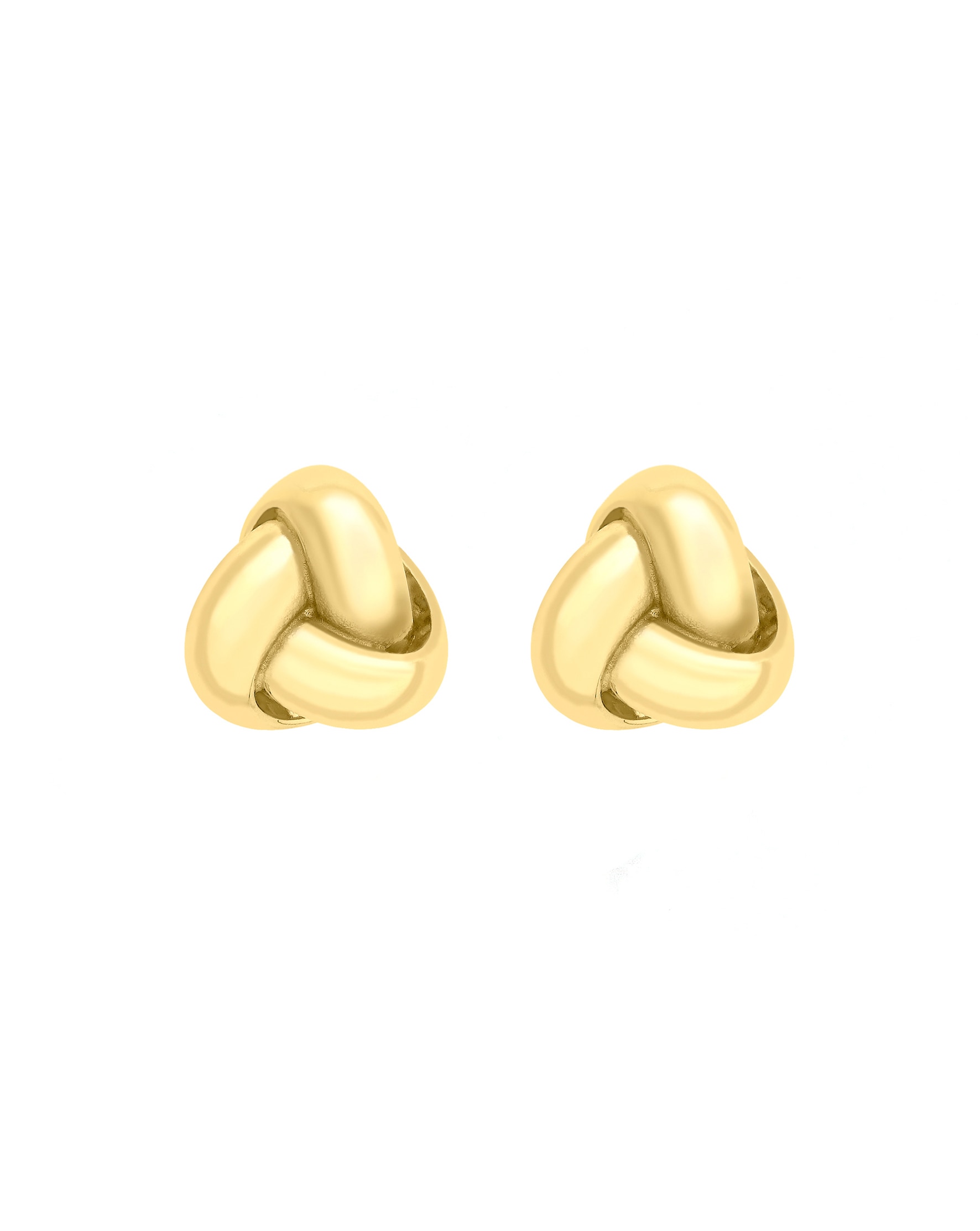 9ct Yellow Gold Knot Stud Earrings