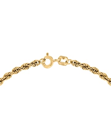 9ct Yellow Gold Hollow Rope Bracelet