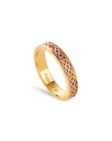 Royal Clogau 9ct Solid Gold Annwyl Slim Channel Ring