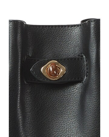 Luella Grey Bonnie Black Crossbody Tote