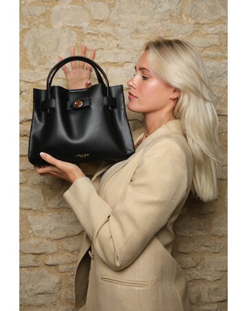 Luella Grey Bonnie Black Crossbody Tote