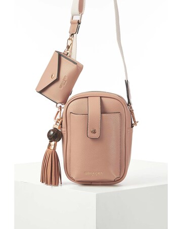 Luella Grey Elise Mocha Camera Crossbody