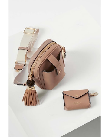 Luella Grey Elise Mocha Camera Crossbody