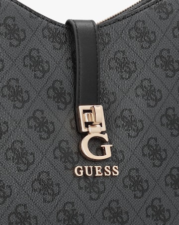 Guess Zamira Coal Logo Hobo Shoulder Bag
