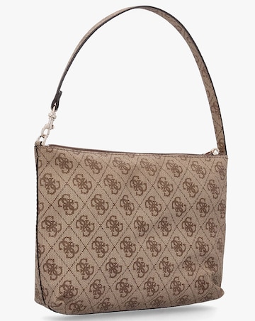 Guess Large Power Play II Latte Tech Tote Bag