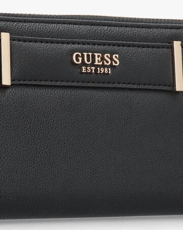 Guess Anadela Large Black Zip Around Purse