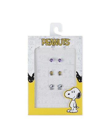 Snoopy 3Pc Earring Set