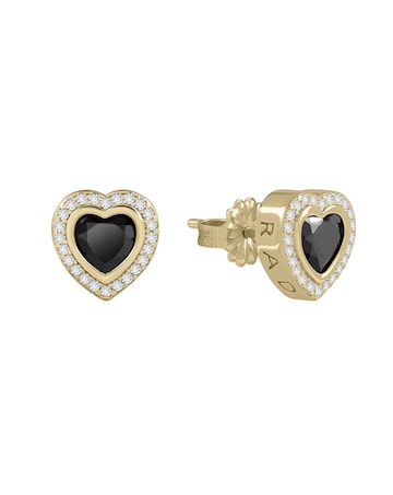 Radley Black Heart Earrings