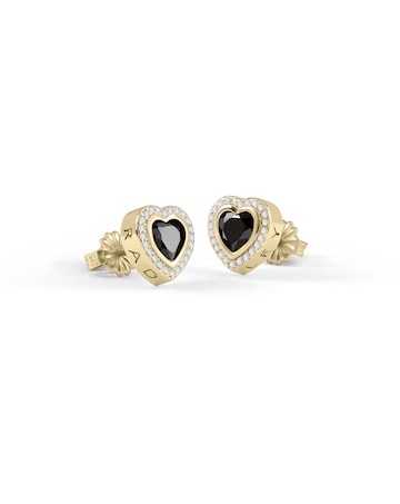 Radley Black Heart Earrings