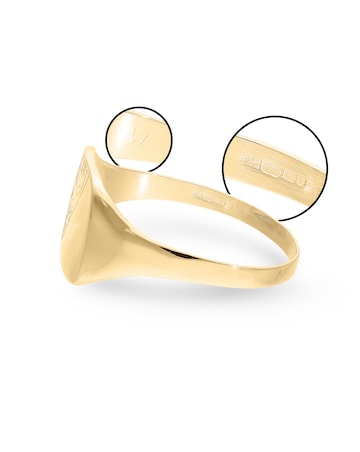 9 Carat Gold Men's Signet Ring