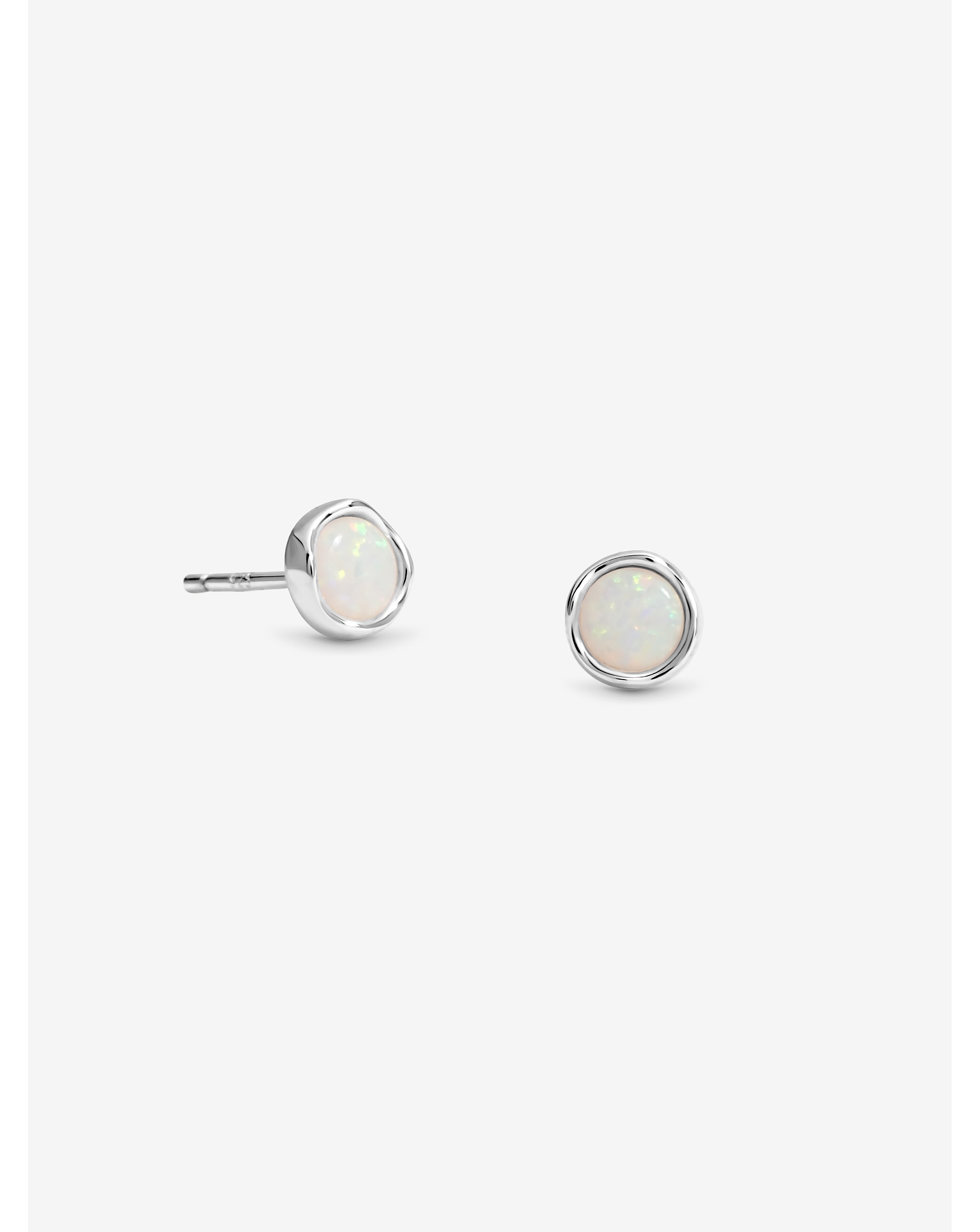 Simply Silver 925 Opal Studs