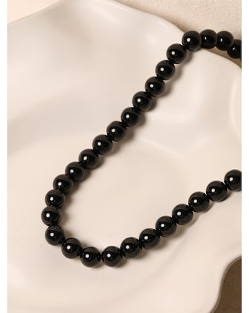 Jon Richard Jet Resin Orb Necklace