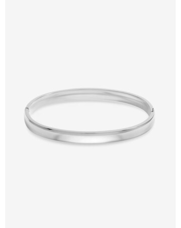 Jon Richard Platinum Plated Stainless Steel Polished Bangle