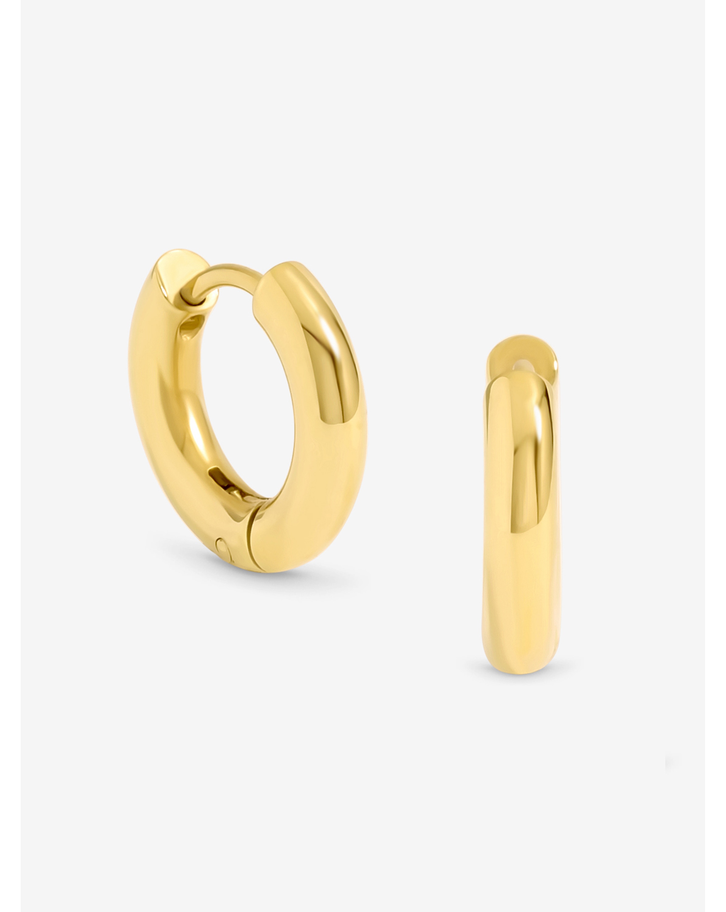 Jon Richard Gold Small Chubby Hoops