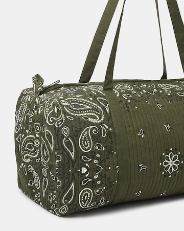 Accessorize Paisley Quilted Weekender