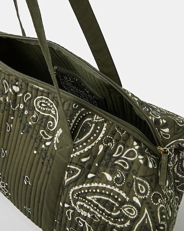 Accessorize Paisley Quilted Weekender