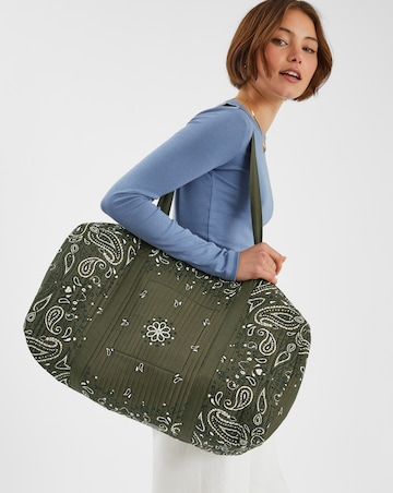 Accessorize Paisley Quilted Weekender