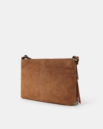 Suede Fringe Crossbody Bag