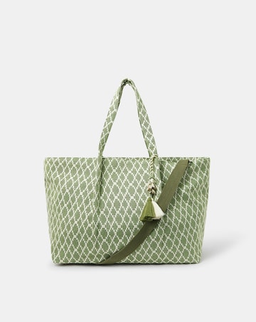 Accessorize Geometric Print Weekender Bag