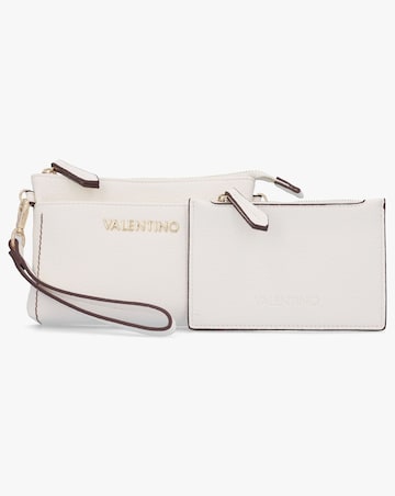 Valentino Bags Samantha White Wallet On A Strap