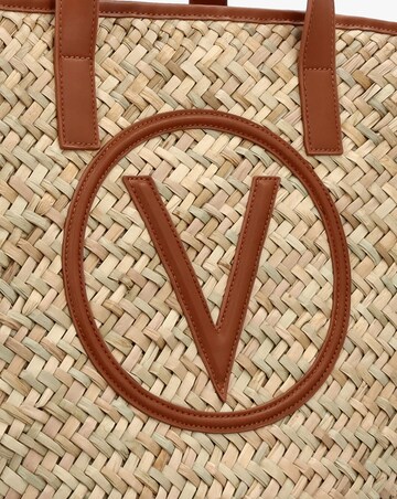 Valentino Bags Samuela Tan Woven Straw Shopper Bag
