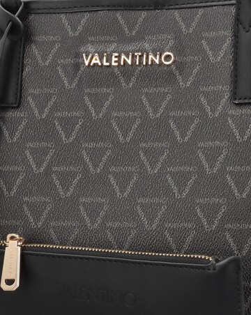 Valentino Bags Lady Black Multi Repeat Logo Shopper Bag