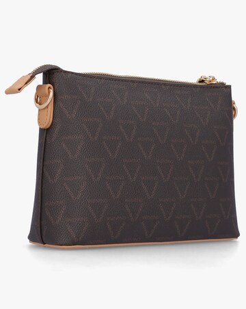 Valentino Bags Lady Brown Multi Repeat Logo Pochette Bag