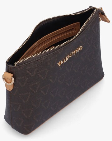 Valentino Bags Lady Brown Multi Repeat Logo Pochette Bag
