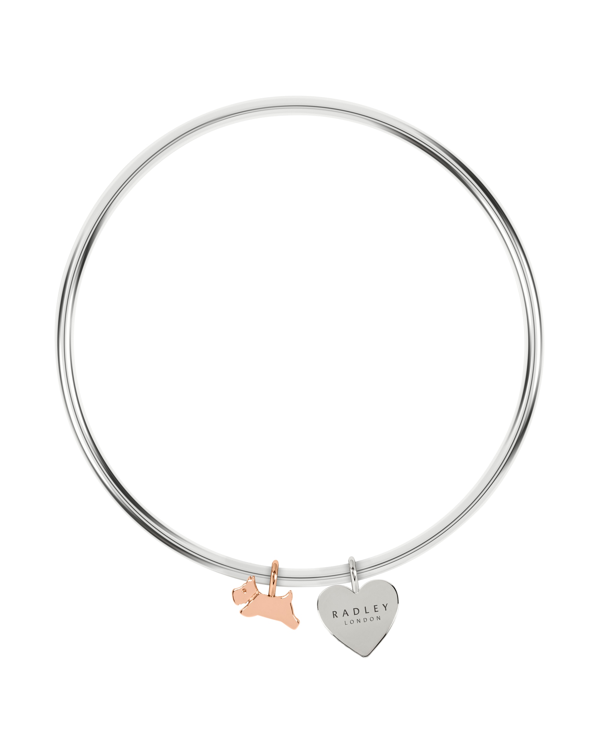 Radley Silver Charm Bangle