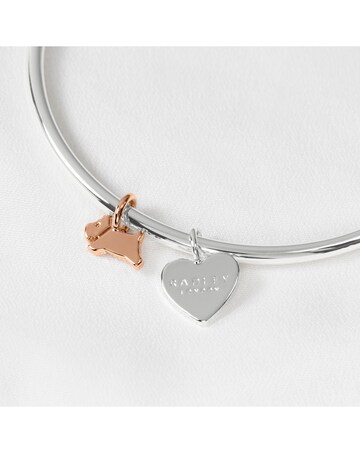 Radley Silver Charm Bangle