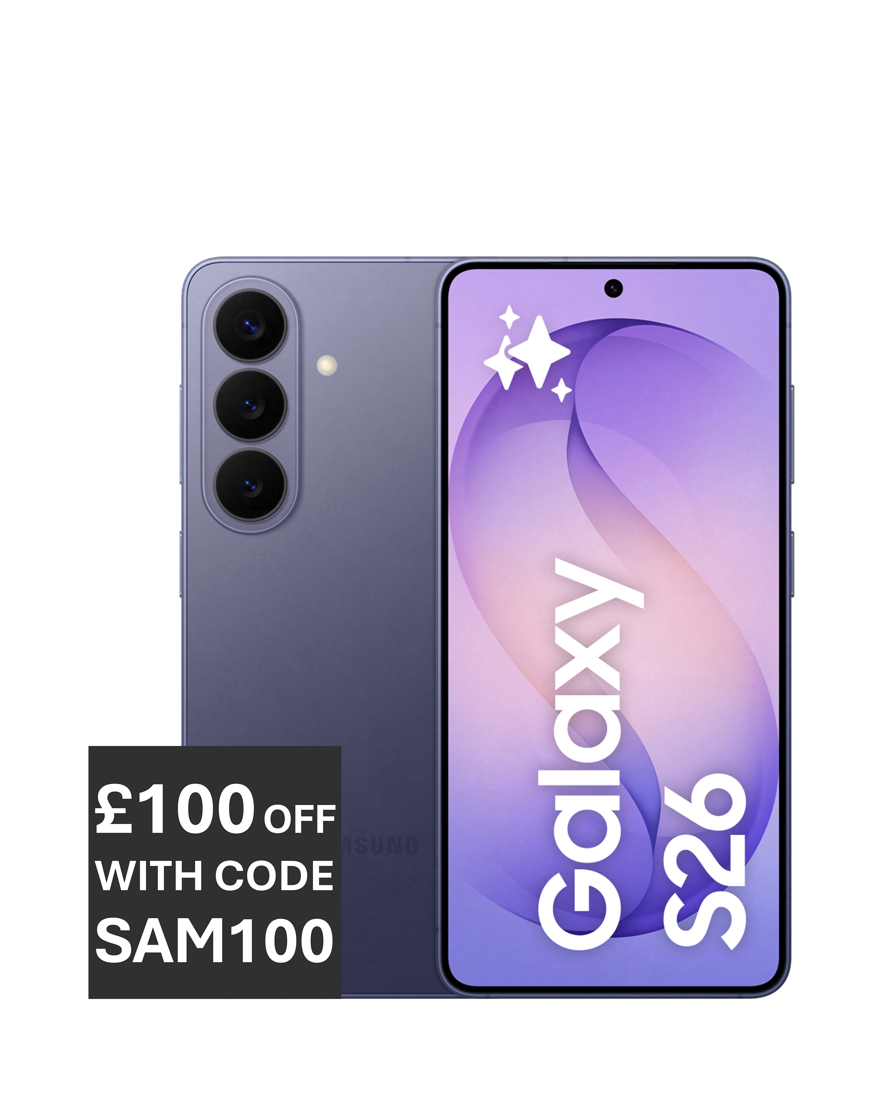 Samsung Galaxy S26 512GB - Cobalt Violet