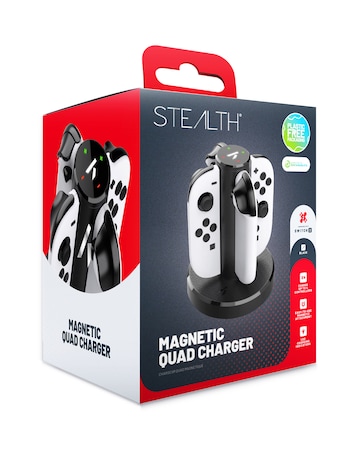 Stealth Magnetic Quad Charging Dock for Nintendo Switch 2 Joy-Cons