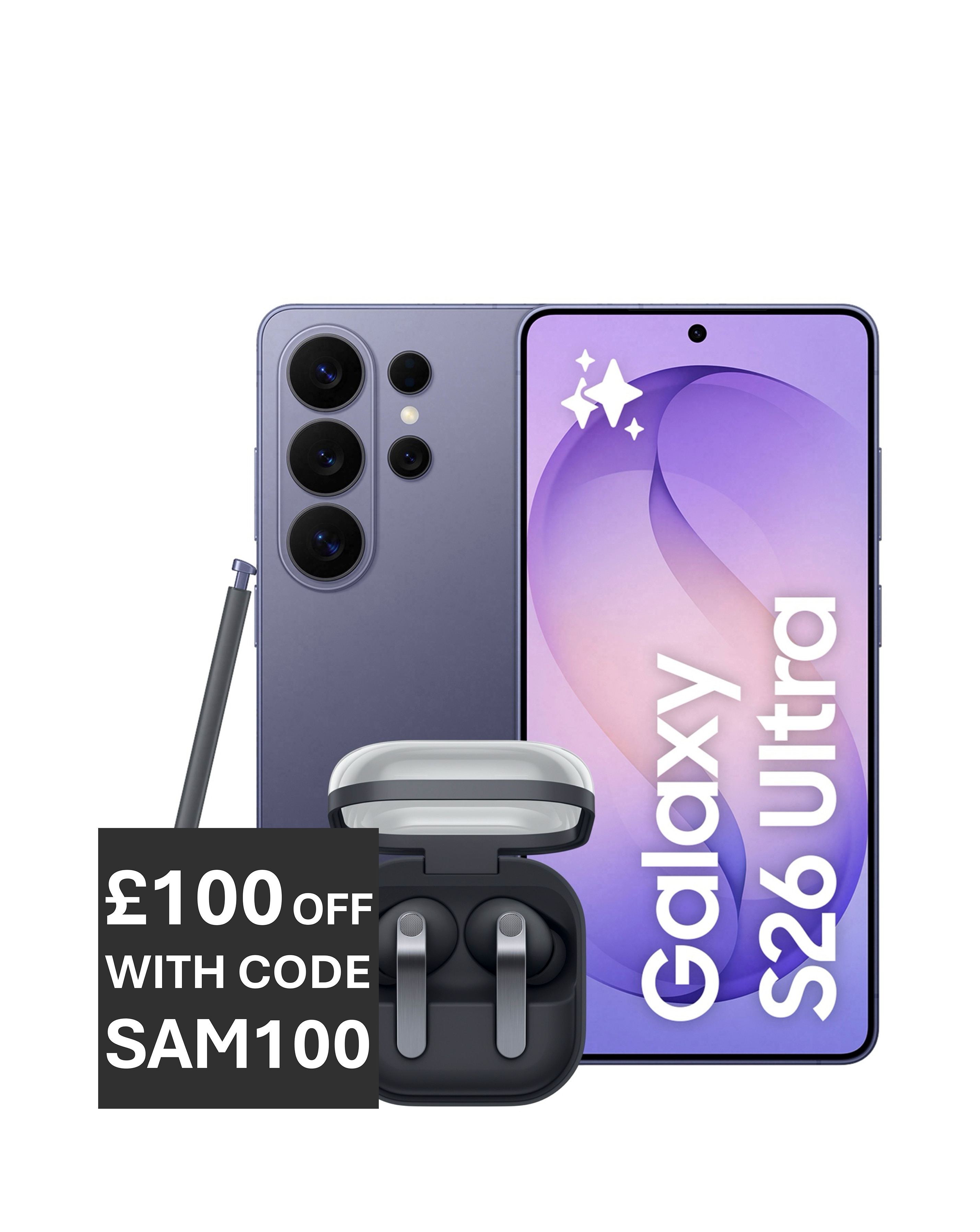 Samsung S26 Ultra 512GB Violet & Buds4