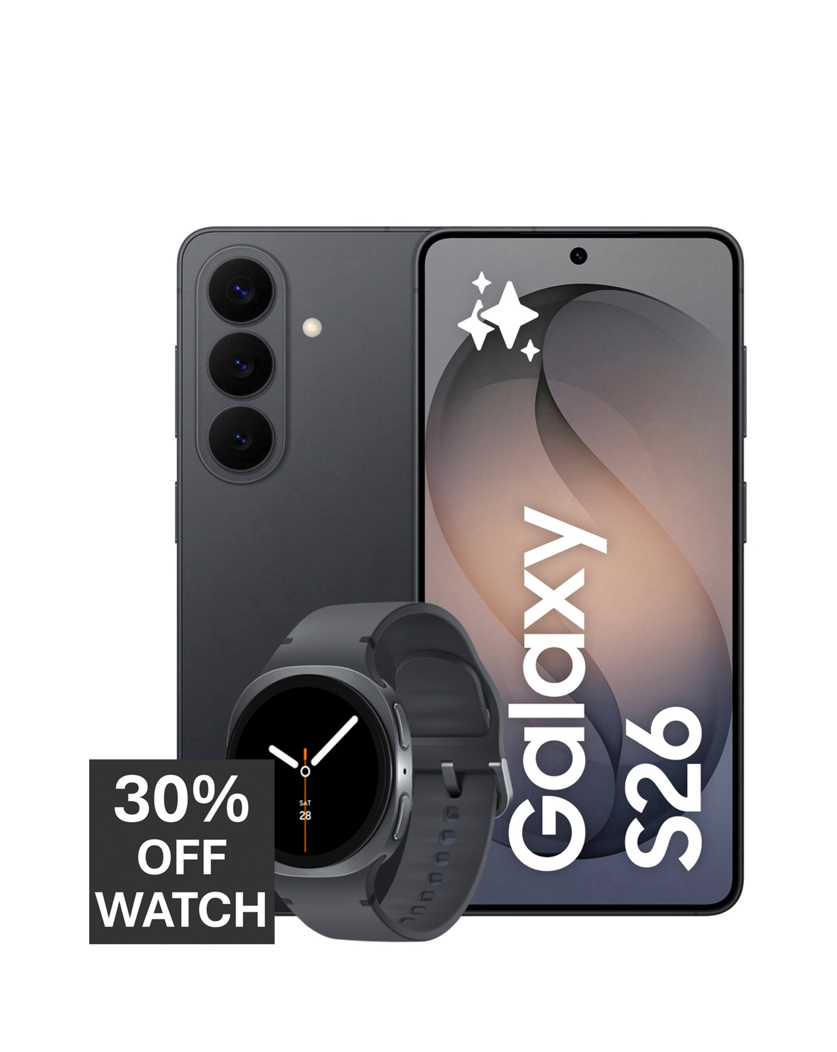 New In - Samsung S26 512GB Black & Watch8