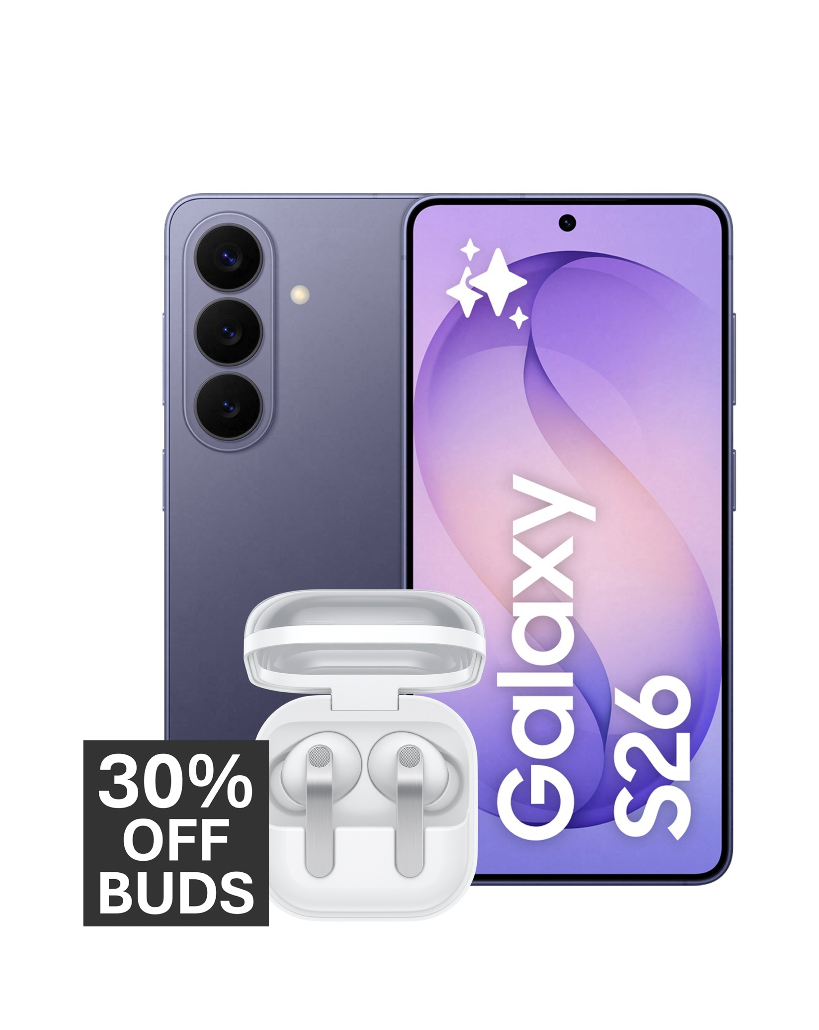 New In - Samsung S26 512GB Cobalt Violet & Buds4