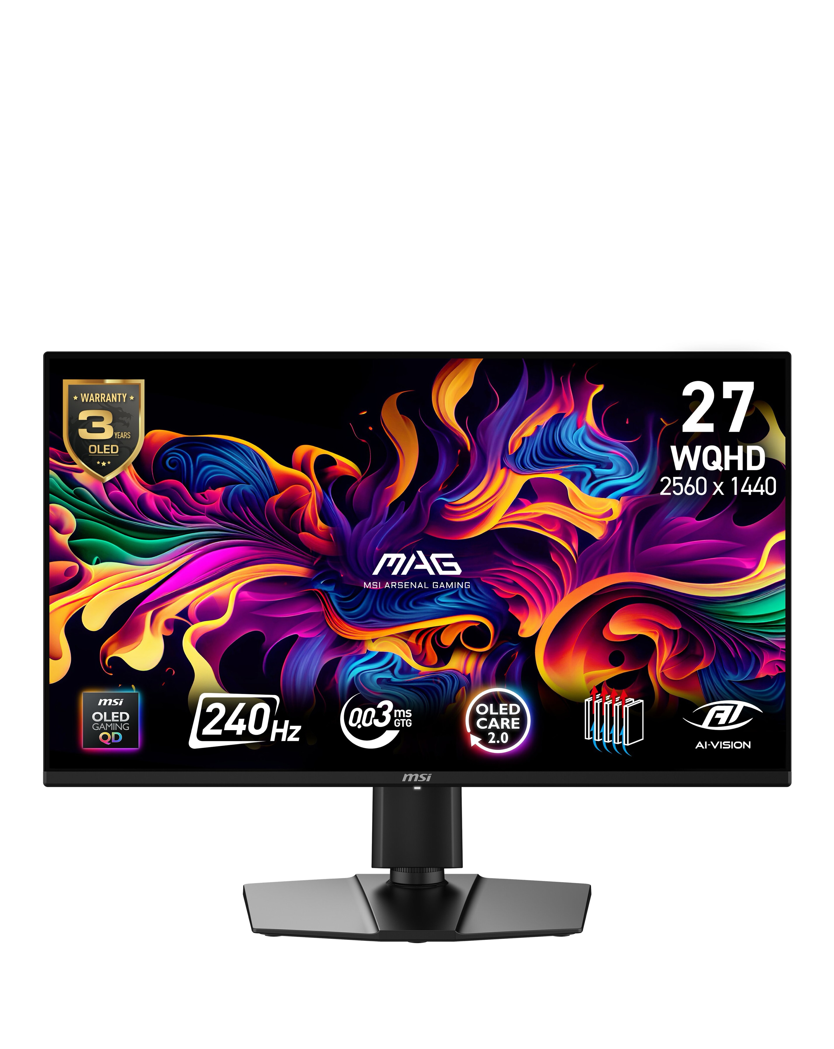 New In - MSI MAG 274QP QD-OLED Gaming Monitor