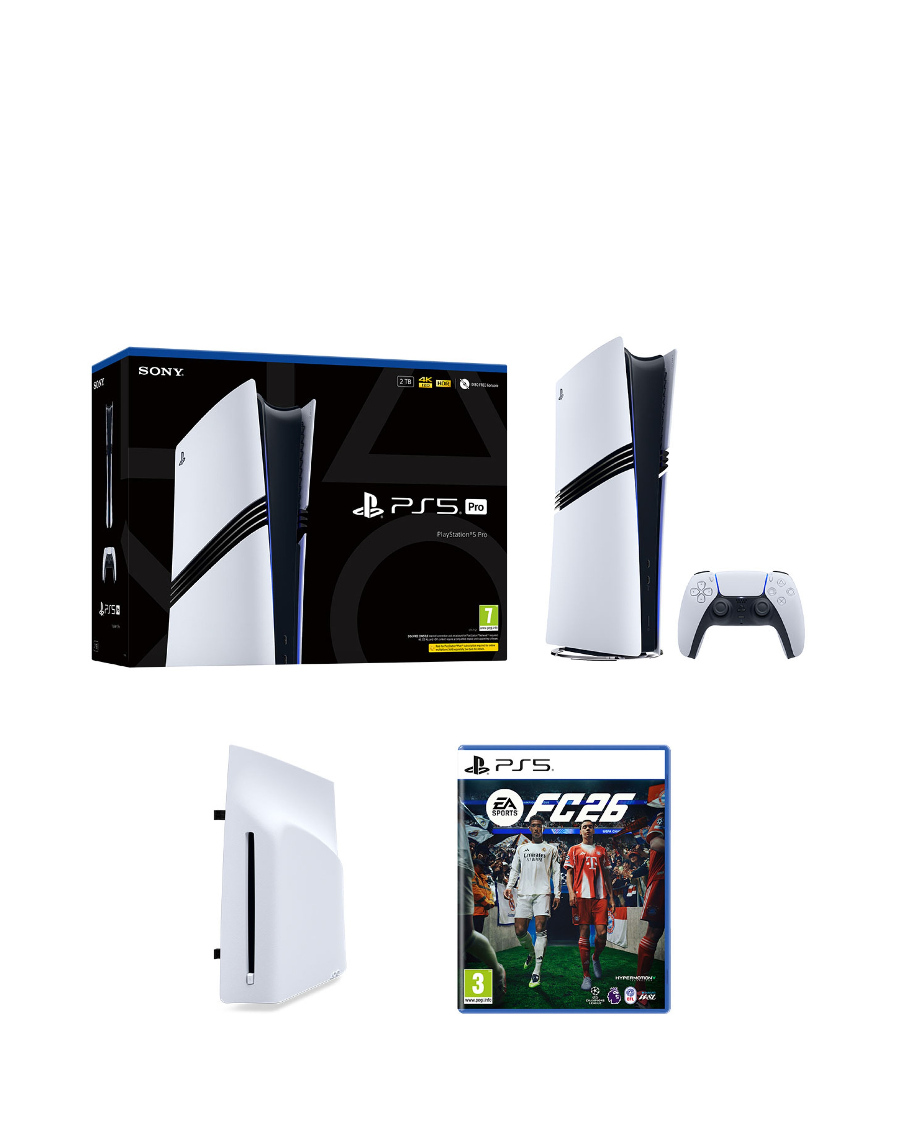 PS5 Pro, Disc Drive + EA SPORTS FC 26