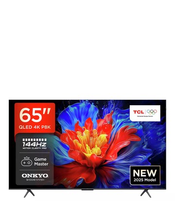 TCL 65P8K-UK 65in 4K Ultra HD HDR Smart Fire TV with Freely