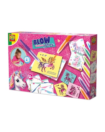 SES Unicorn Blow Airbrush Pens Set