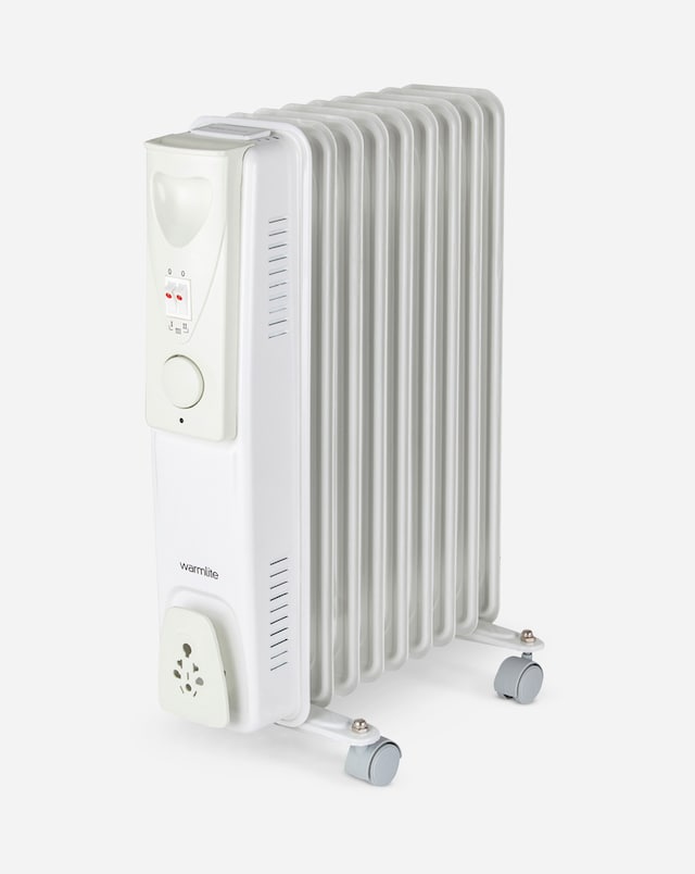 Warmlite WL43004YTW 2kW Oil Filled Radiator