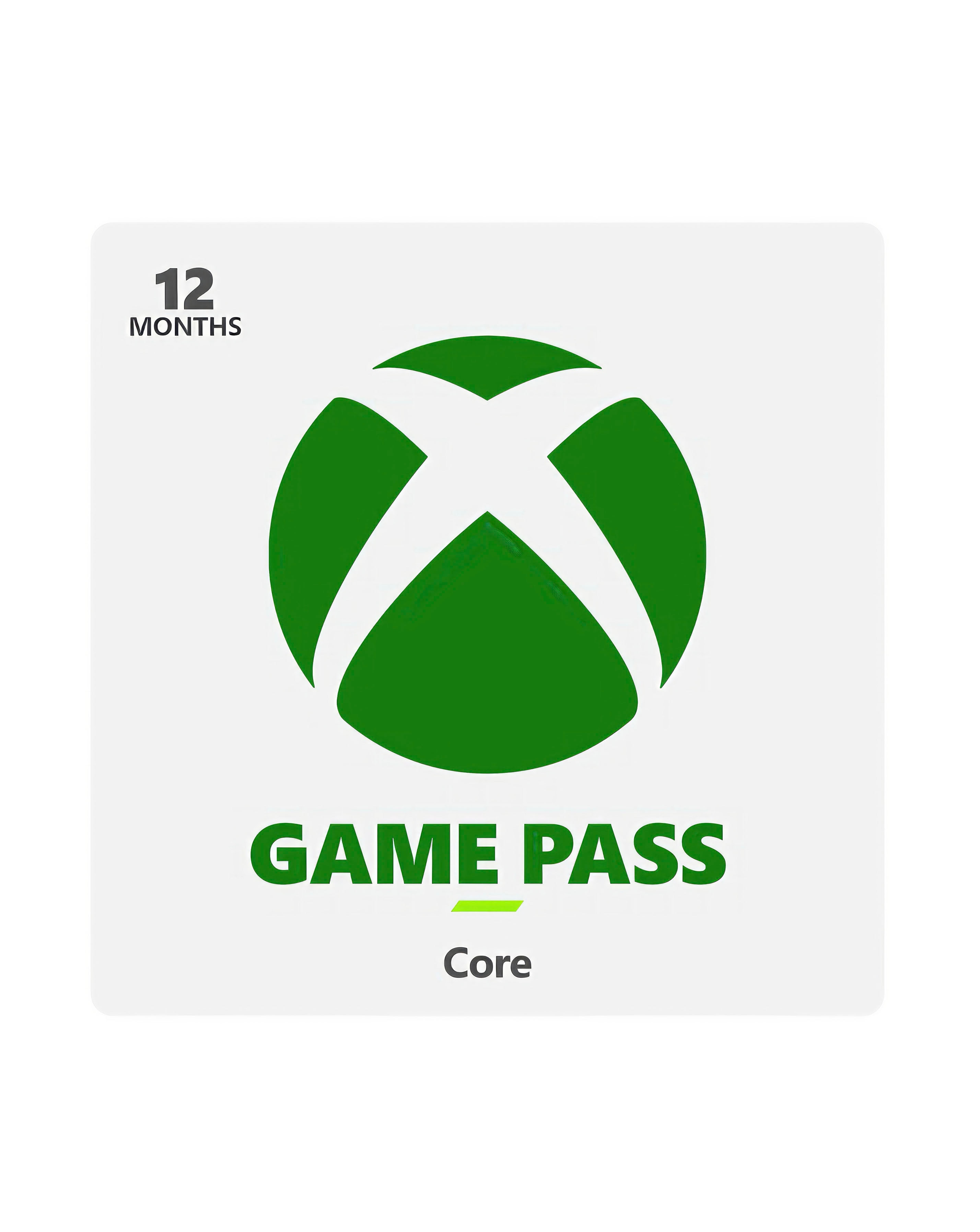 Xbox GamePass Core 12 Month Subscription