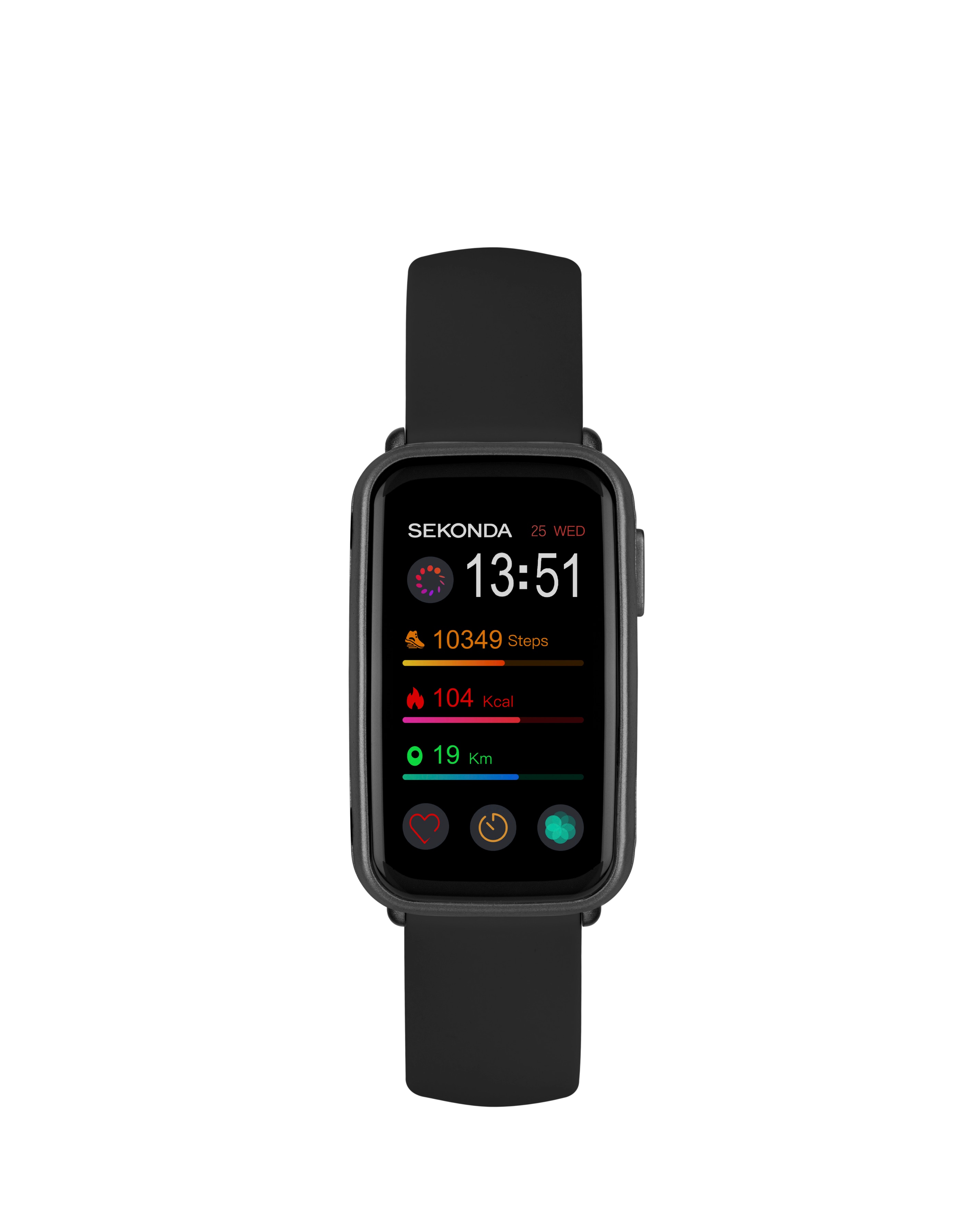 Active+- Black Plastic Case & Silicone