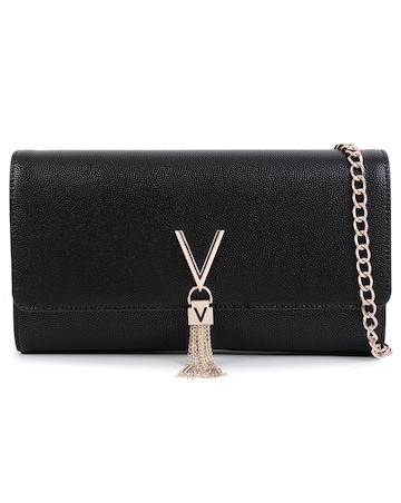 Valentino Bags Divina Pebbled Clutch Bag