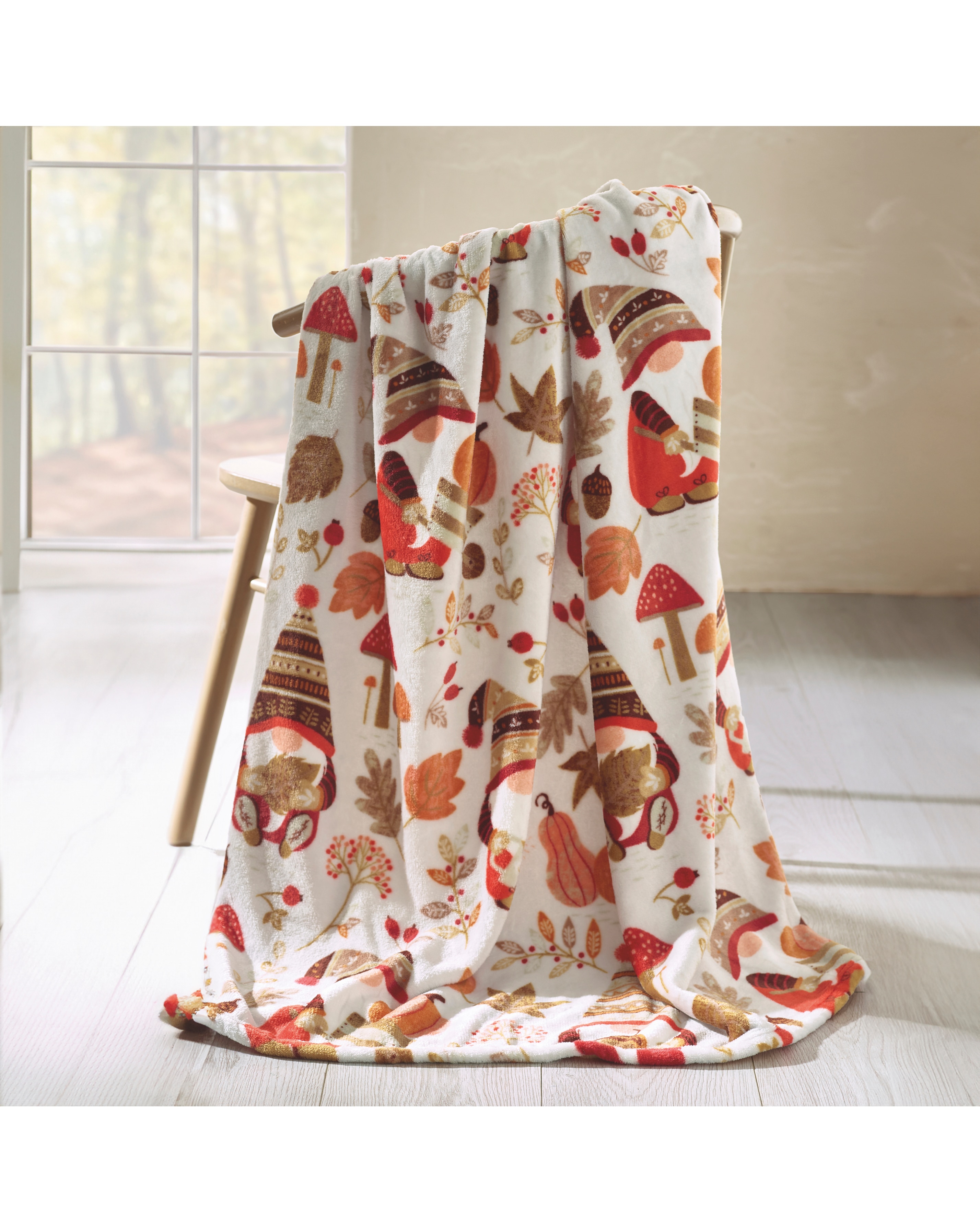 Catherine Lansfield Woodland Gonks Throw